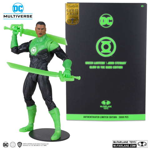 MULTIVERSE - Green Lantern John Stewart Glow In The Dark Edition (Gold Label)