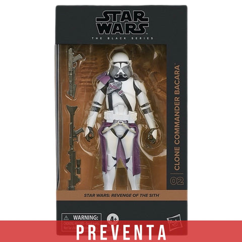 Preventa: The Black Series Clone Commander Bacara