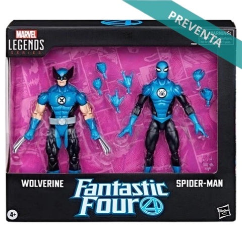 PREVENTA: Legends Fantastic Four Wolverine and Spider-Man (Precio Final $1,200) Apártalo con
