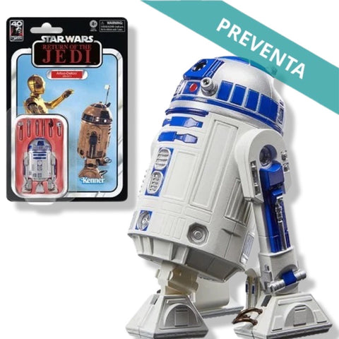 PREVENTA: THE BLACK SERIES - 40 ANIV. ROJ. R2-D2 (Artoo-Deetoo) (Precio final $600.00) Apártalo con